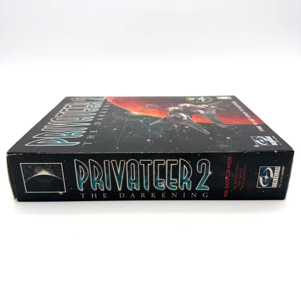 Privateer 2 The Darkening PC Game 1996 Big Box Complete Origin Wing Commander
